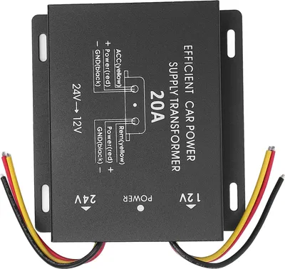 Obrázek produktu pro měnič napětí 24 V na 12 V DC, výkonný zdroj pro nákladní vozidla, obytné vozy, SUV, autobusy, 20 A, 240 W
