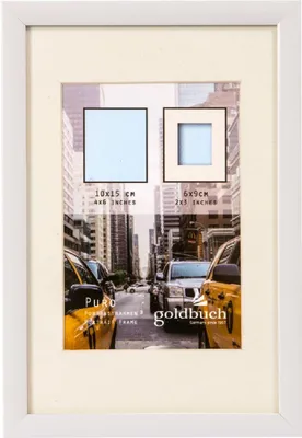 Produktbild von Goldbuch Kunststoff-Fotorahmen Puro, weiß, 10x15 cm