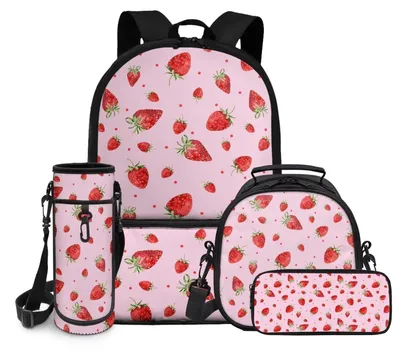 Produktbild von Schultasche-Set für Kinder mit Brotdose und Etui