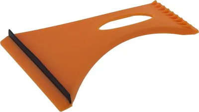 Produktbild von Eiskratzer m. Gummilippe orange