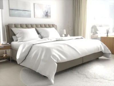 Zdjęcie produktu dla Hotelowa satynowa pościel adamaszkowa biała