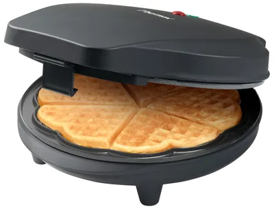 Productafbeelding van 700-watt wafelijzer, zwart, Bestron ASW217BL