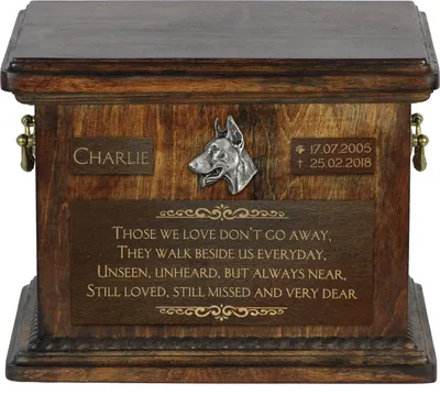 Immagine prodotto di Dobrman I - Urna crematoria per cani, urna personalizzata con incisione, scatola commemorativa per le ceneri del cane, marca Art-Dog