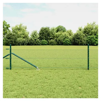 Produktbild von Zaunpfosten Grün 10 x 0,5 m (13 mm Netz) aus Stahl und PVC für Gartenzaun, Hundezaun, Weidezaun und Hühnerzaun