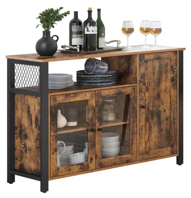 Produktbild von VASAGLE Sideboard, Küchenschrank, mit 3 Türen, 33 x 110 x 75 cm