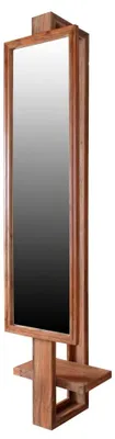 Produktbild von BRICK Wandgarderobe mit Spiegel / 1 Hänger / 1 Ablage