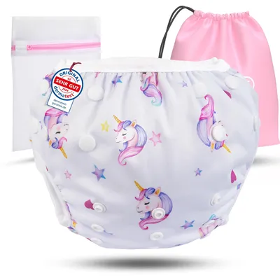 Produktbild von KIDVERSE Schwimmwindel Baby 0-3 Jahre - Schwimmwindeln wiederverwendbar