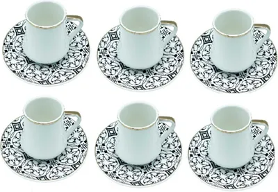 Produktbild von Serie Chalisa Kaffee-Set mit 12 Teilen und 190 ml Eleganz für jeden Tag Weiß