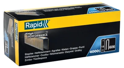 Produktbild von Rapid 11897602, Klammerpack, 1,8 cm, 4000 Heftklammern, Metallisch, Rapid, R606, PBS121