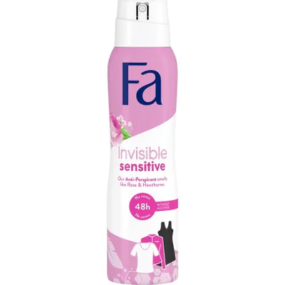 Immagine prodotto di FA Invisible Sensitive Antitraspirante Spray 150ml