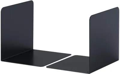Produktbild von Buchstützen S HxBxT 123x130x123mm schwarz VE=10x2 Stück