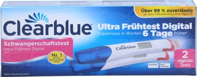 Produktbild von Clearblue Schwangerschaftst.Ultra Frühtest digital 2 St