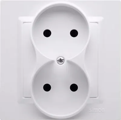 Produktbild von Kontakt-Simon CG2/11, Weiß, Kunststoff, IP20, 250 V, 84 mm, 43 mm