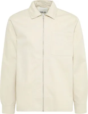 Immagine prodotto di Camicia casual da uomo Solid Delon con cerniera