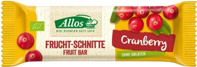 Produktbild von Allos Frucht-Schnitte Cranberry -- 30g