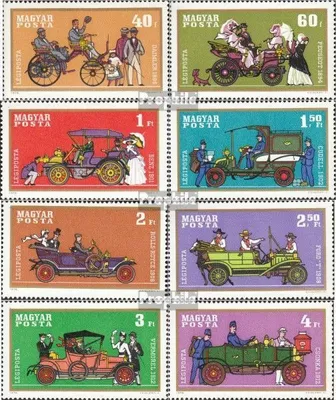 Produktbild von Briefmarken Ungarn 1970 Mi 2564A-2571A (kompl.Ausg.) postfrisch Historische Autos