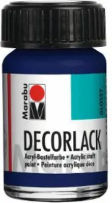 Produktbild von Marabu 1130 39 053 Decorlack Acryl Dunkelblau 15 ml