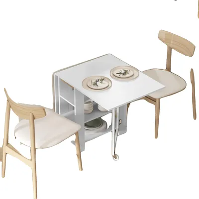 Obrázek produktu pro Jídelní stůl, rozměry 120 x 60 x 75 cm, moderní styl, vyžaduje montáž, vhodný do jídelny, robustní konstrukce z MDF