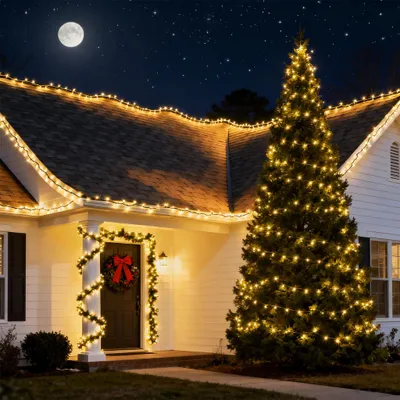 Imagen del producto de Lámparas de cobre con cable, 100 metros, 1000 LEDs, luz blanca cálida, 8 modos, con mando a distancia, temporizador, para jardín, Navidad