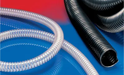 Image de Norres Tuyau haute température AIRDUC® PUR 355 HT 40 mm - noir 10 mètres
