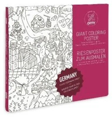 Immagine prodotto di Poster gigante da colorare 70 x 100, Germania