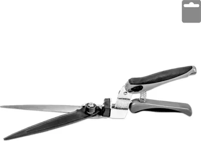 Produktbild von Gartenschere für Rasenkanten 180 mm – Profi Grasschere aus HC55-Stahl