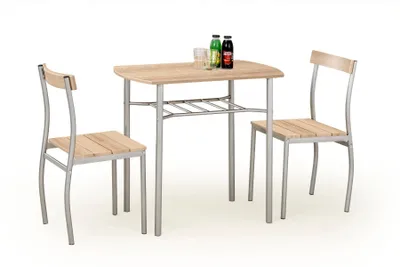 Produktbild von Halmar LANCE sestava stůl + 2 křesla dub sonoma