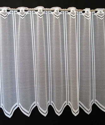 Produktbild von Gardinen Kranzusch Scheibengardine neutral 60x187,5 cm H/B Weiß Bistrogardine Vorhang Küche 1er Pack