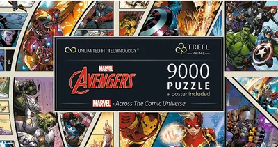 Produktbild von Trefl Marvel Avengers, 9000 Stück(e), Comics