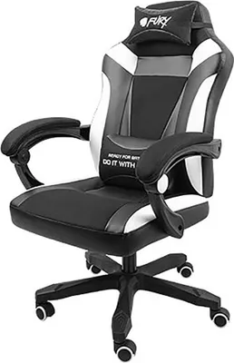 Produktbild von FURY Avenger M+ Universal-Gamingstuhl Gepolsterter Sitz Schwarz  Weiß