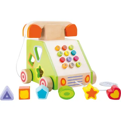 Zdjęcie produktu dla Telefon logiczny z sorterem na kółkach / Small Foot Design