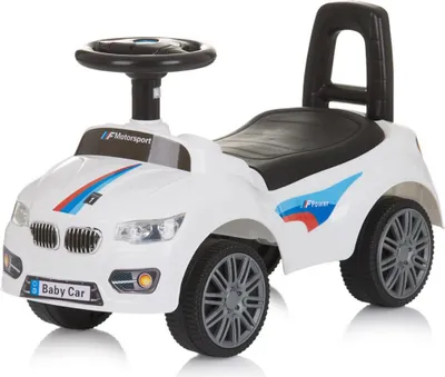 Zdjęcie produktu dla Chipolino jeździk dla dzieci Sprinter schowek pod siedzeniem muzyka klakson oparcie biały