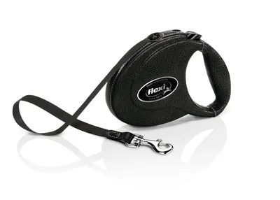 Zdjęcie produktu dla Pasek Flexi Luxus Leather CC w kolorze czarnym