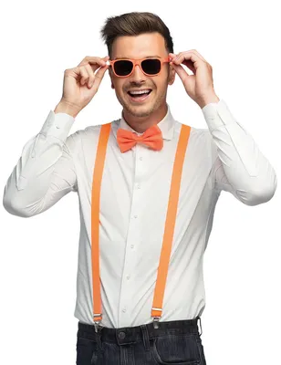 Produktbild von 3-teiliges Accessoire-Set Neon-Orange UV - Einheitsgröße