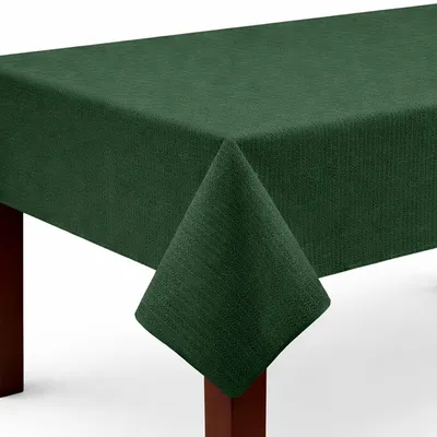 Produktbild von Bestlivings Gartentischdecke ( 130x220cm / Dunkelgrün ) Weichschaum – wetterfeste Outdoor Tischdecke mit Paspelband, rutschfest & abwischbar – ideal für Garten, Balkon & Terrasse