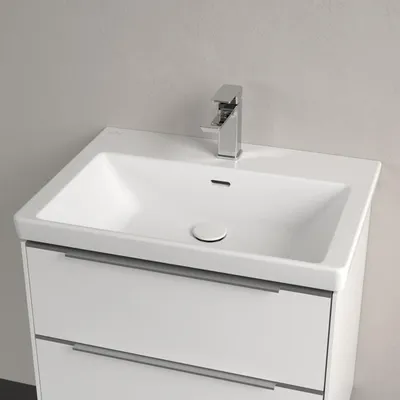 Produktbild von Villeroy & Boch Subway 3.0 Waschtisch 65 cm, mit 1 Hahnloch, mit Überlauf