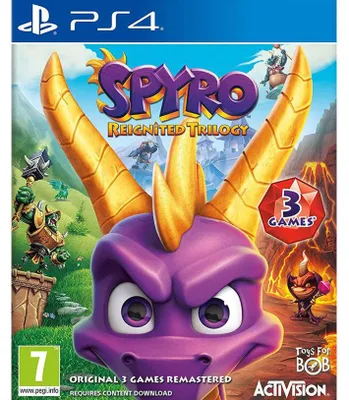 Zdjęcie produktu dla Activision Blizzard Spyro Reignited Trilogy, PS4, PlayStation 4, E10+ (powyżej 10 lat)