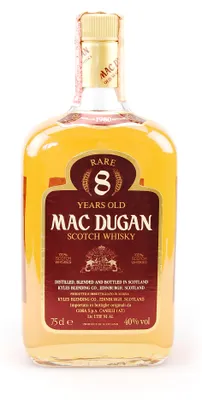Produktbild von Whisky 1980 Mac Dugan Rare 8 Years Blended Scotch