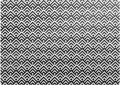 Obrázok produktu pre Geometrický Vzor– Ochranná podložka na podlahu – Podložka pod stoličku – 140x100cm – Protišmyková podložka na tvrdé podlahy