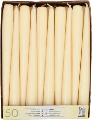 Produktbild von STARPAK Leuchterkerzen 22 mm creme 50er Pack