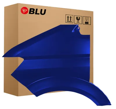 Obrázek produktu pro BLU Blatník náhrada pro VW Volkswagen Crafter II 2 LL5M Levý Modrý IndienBlau | 2016- | Přední | Lakovaný | Připravený k montáži