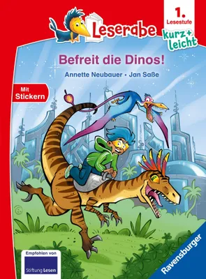Produktbild von Leserabe 1. Lesestufe Kurz und leicht - Befreit die Dinos!