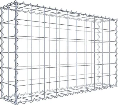 Produktbild von Gabione 100 cm x 60 cm x 20 cm (L x H x T), Maschenweite 10 cm x 10 cm, Spirale