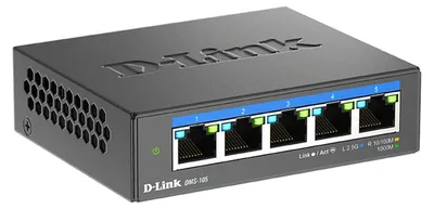 Obrázek produktu pro D-Link DMS-105, Nespravované, L2, 2.5G Ethernet (100/1000/2500)