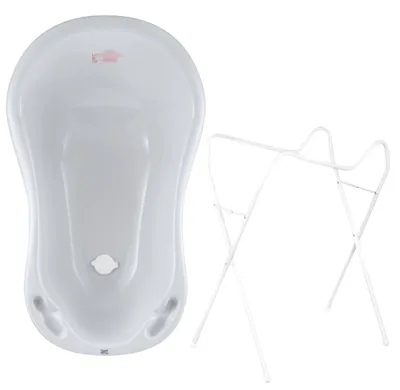 Produktbild von Hylat Baby Babywanne mit Gestell Grau