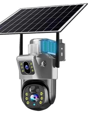 Produktbild von Außenüberwachungskamera, 8MP Auflösung, Solar betrieben, WiFi-Kamera ohne Karte
