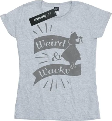 Immagine prodotto di Disney - Maglietta "Alice nel paese delle meraviglie" da donna BI6737 (XL) (Grigio)
