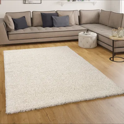 Produktbild von Shaggy Creme Hochflor Langflor Teppich Ivory Creme Top  Hammer Preis Grösse 160x220 cm
