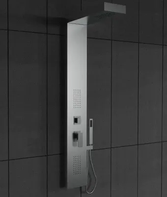 Produktbild von Duschpaneel mit Massagefunktion Einhebelmischer 3 Funktionen verchromt
