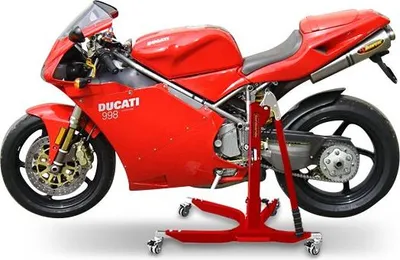 Zdjęcie produktu dla Stojak centralny CS Power Classic do Ducati 748 95-04 czerwony